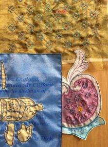 Textile Samples made at Cornucopia Festival Burton Constable 2016