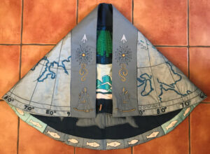 Whaler cloak European side folded