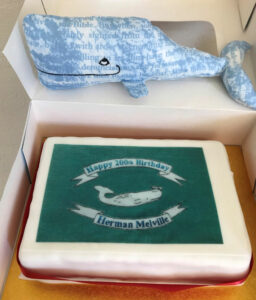 Whale and Cake for Melville's 200th Birthday
